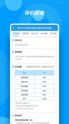 综合素质评价截图2