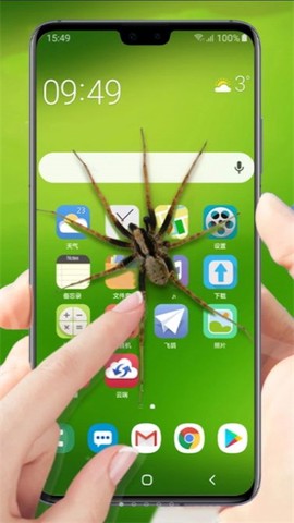 蜘蛛屏幕模拟截图1