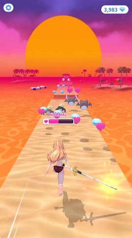 魔法少女跑酷截图3
