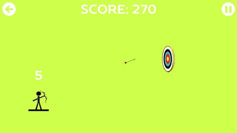 火柴人弓箭手射靶截图2
