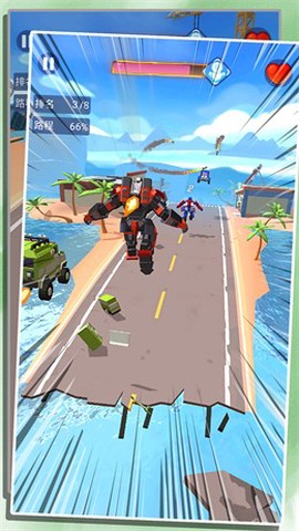 变形装甲飞车3D图2