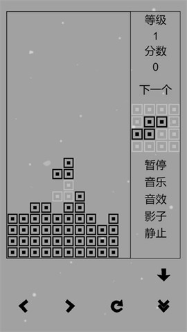 经典俄罗斯方块黑白版[图2]