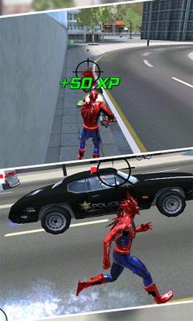 城市绳索英雄3D图3