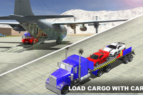 飞机汽车运输车3D图3