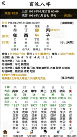 盲派八字图2