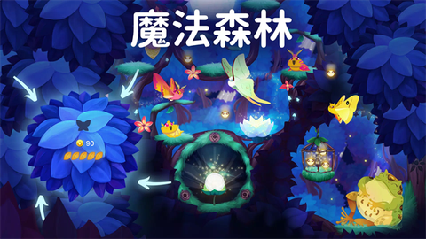 彩翼之星夜图1