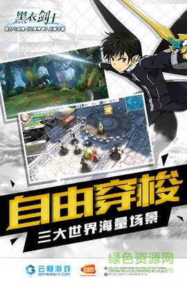 刀剑神域黑衣剑士图1