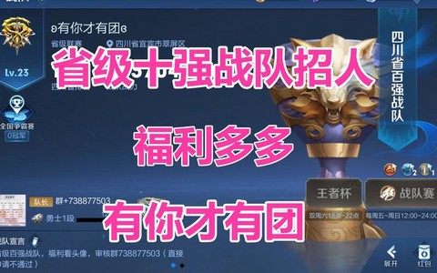 王者荣耀怎么战队招募[图2]