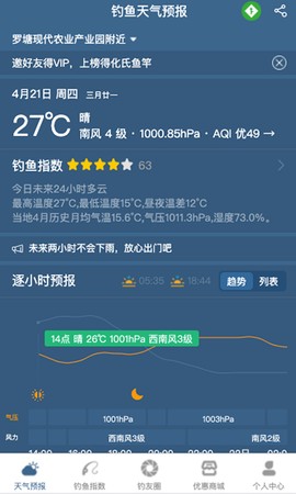 钓鱼天气预报图2