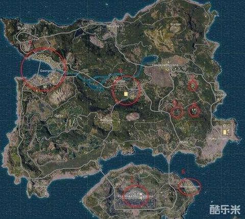 绝地求生怎么选降落点[图1]
