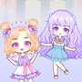 樱花彩虹少女化妆