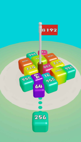旋转的2048截图3