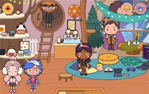 米加小镇雪山树屋[图3]
