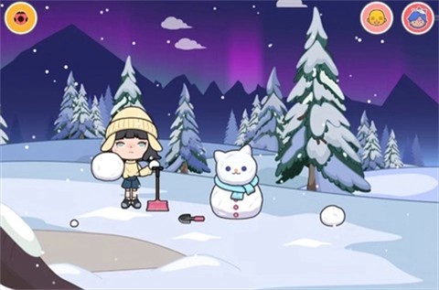 米加小镇雪山树屋截图1
