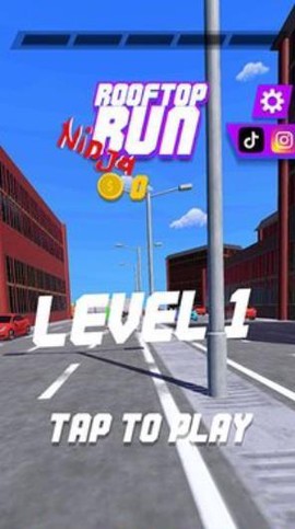 屋顶忍者跑酷截图3