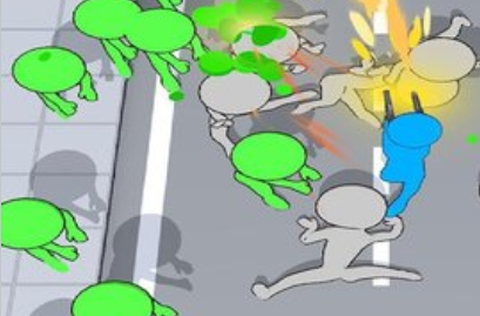火柴人僵尸突击截图1