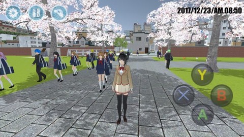樱花校园少女世界截图2
