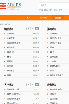 天方听书网安卓版截图1