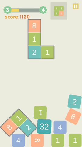 不稳定的2048截图3