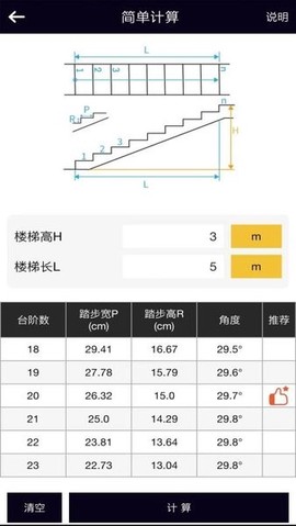 楼梯栏杆计算器截图1