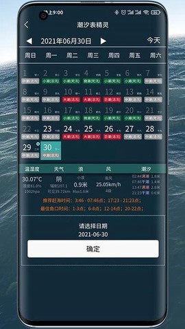 潮汐表截图1