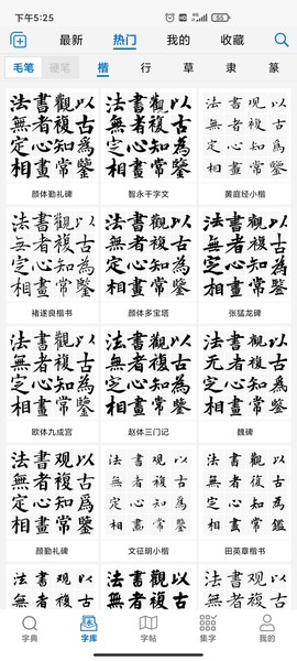 以观书法截图2