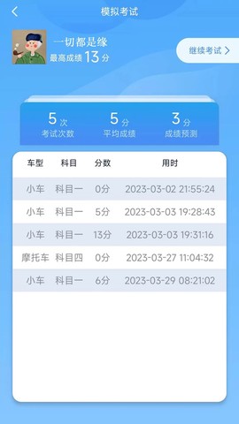 财仝驾考截图1