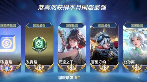 王者荣耀怎么看国服[图1]