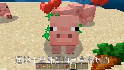 我的世界怎么吃东西