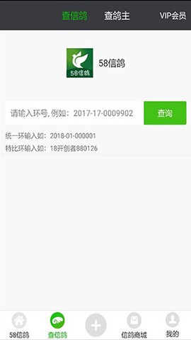 58信鸽截图2