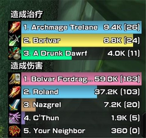 魔兽世界怎么显示伤害数字