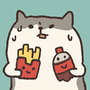 馋嘴猫咪