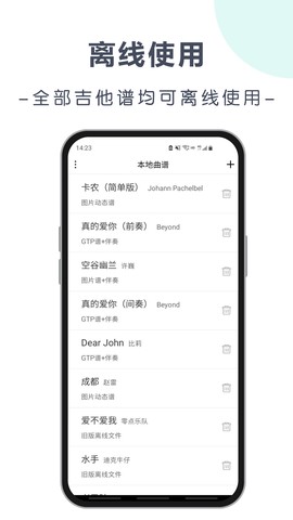 爽翻吉他谱截图1