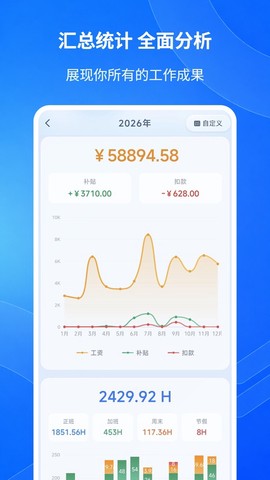 工时记录截图2