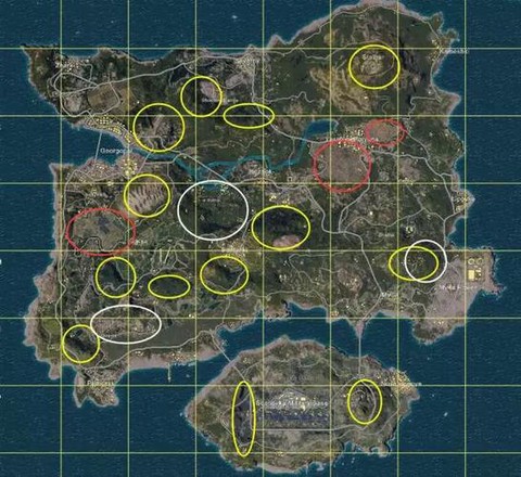 绝地求生怎么看地形