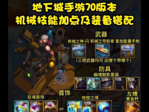 dnf机械师怎么加点