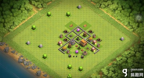 部落冲突怎么摆阵4本