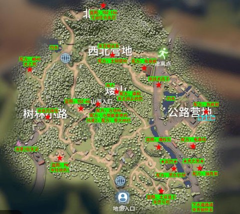 绝地逃亡地图怎么看