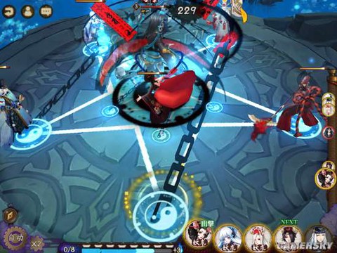 阴阳师如何卡下面视角