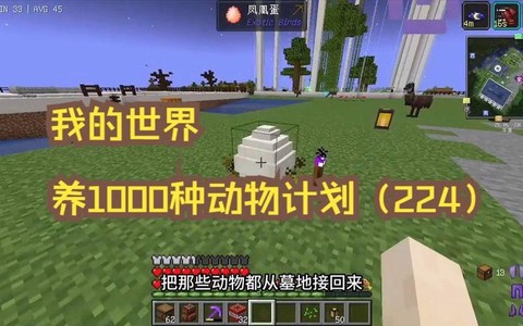 我的世界怎么饲养动物