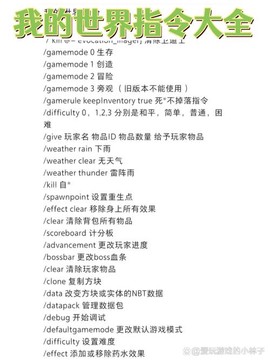 我的世界有什么好玩的指令[图2]