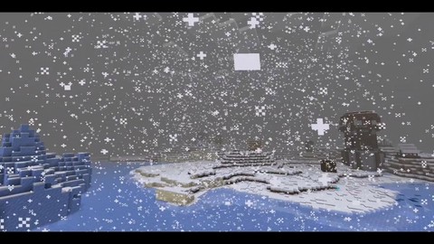 我的世界怎么才能下雪
