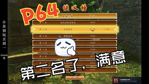 古剑奇谭侠义榜有什么用