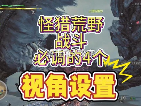 怪物猎人视角怎么调整[图1]