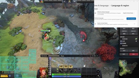dota2怎么打中文