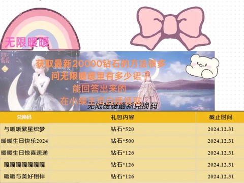 奇迹暖暖兑换码怎么获得