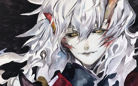 阴阳师茨木童子怎么画