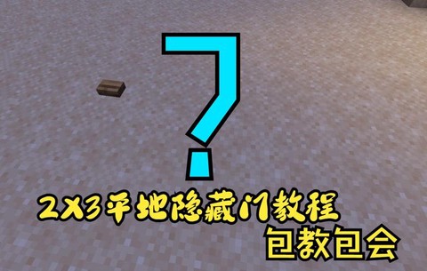 我的世界怎么隐藏门