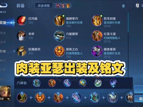 王者荣耀打肉出什么装备[图1]