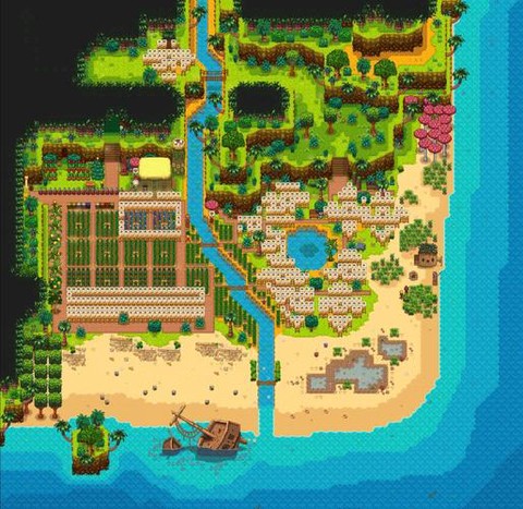 星露谷物语温泉怎么去